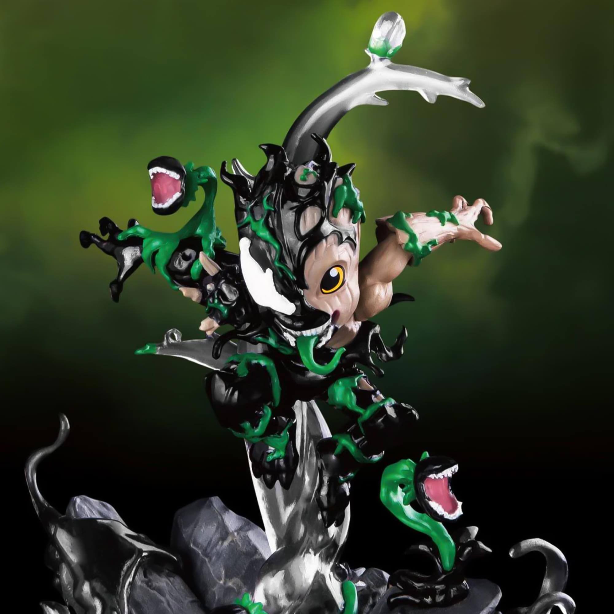 Alt View 5. Marvel - Marvel Spider-Man Maximum Venom Little Groot Diorama - Multi-Colored.