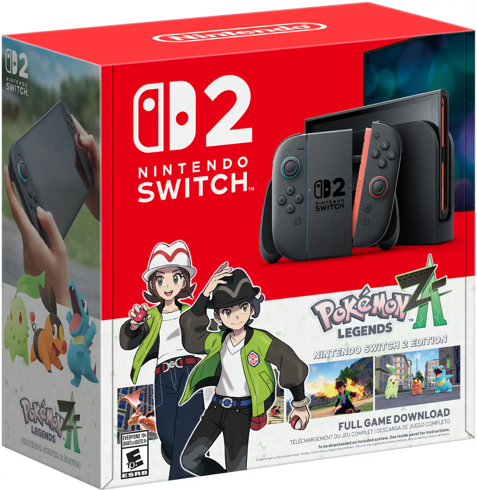 NINTENDO SWITCH, NINTENDO SWITCH TM, NINTENDO SWITCH 2 EDITION, EVERYONE 10+, FULL GAME DOWNLOAD, TELECHARGEMENT DU JEU COMPLET, DESCARGA DE JUEGO COMPLETO, See inside for instructions. - E10+ (Everyone 10+)