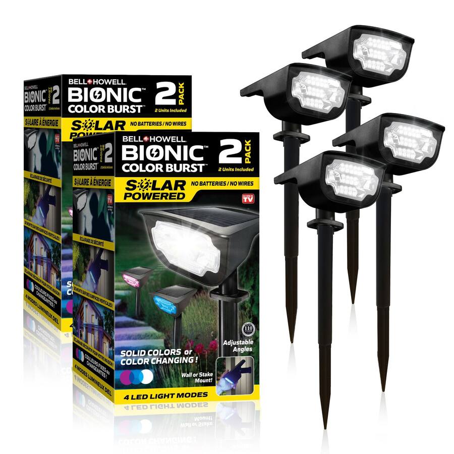 Bionic Colorburst Bell + Howell Bionic Color Burst Solar Powered Waterproof Pathway ...