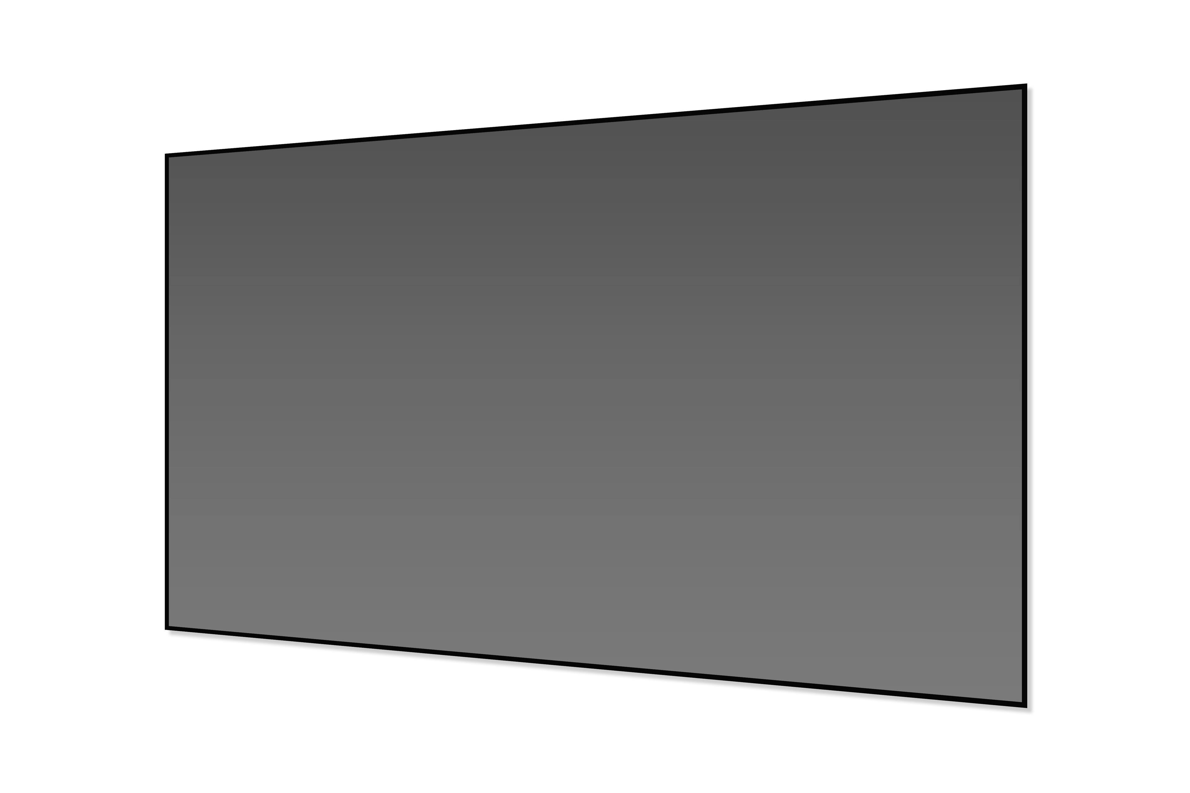 Left. Elite Screens - Aeon CLR Ceiling Light Rejecting EDGE FREE Fixed Frame Ultra-Short Throw Projector Screen, 123" Diag., 16:9, AR123H-CLR.