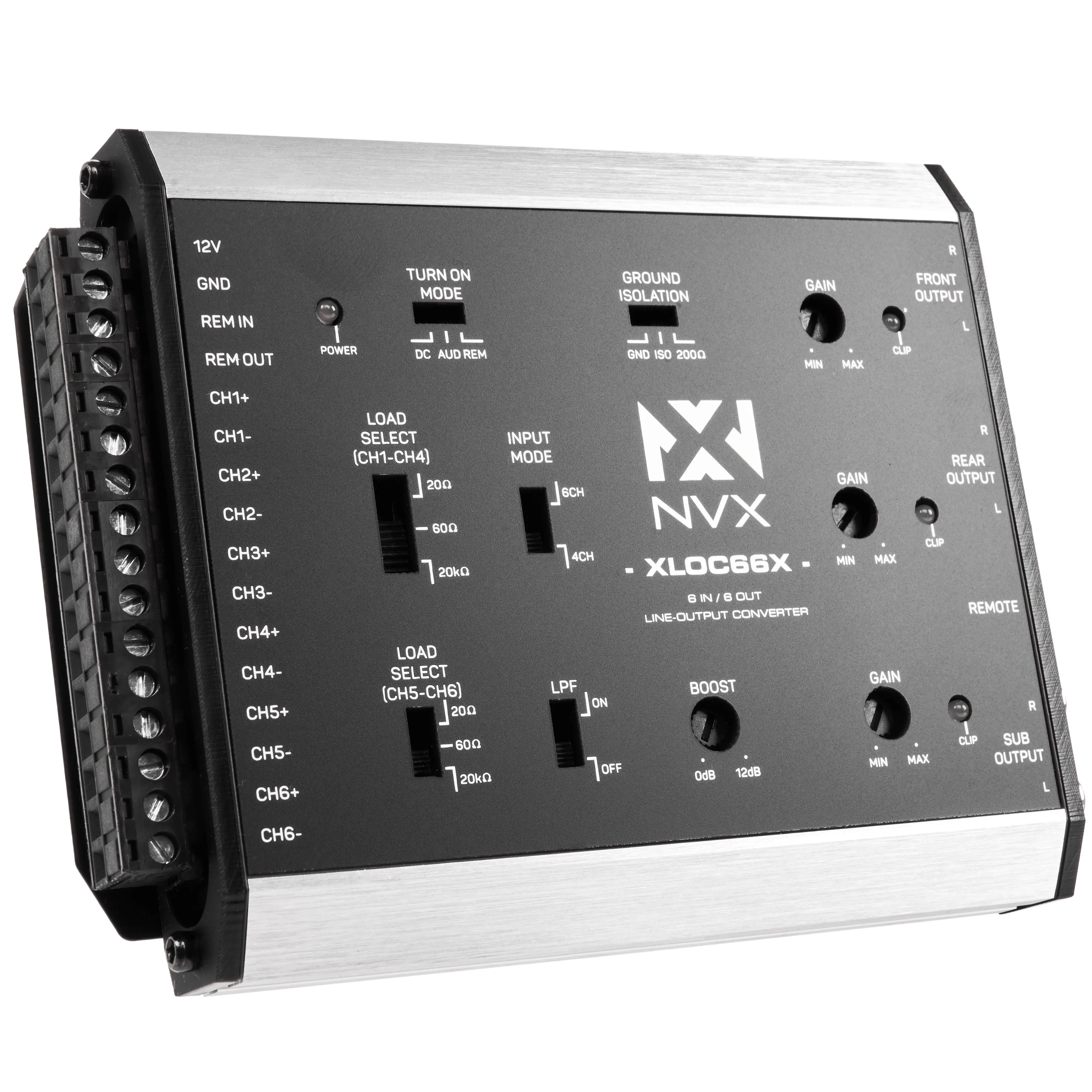 NVX XLOC66X 6 inputs / 6 outputs High Voltage Active Line Output ...