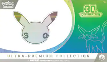 pokemon celebrations ultra premium collection card list 30th Celebration Day UPC variation to centering Ultra and Super Premium Collection