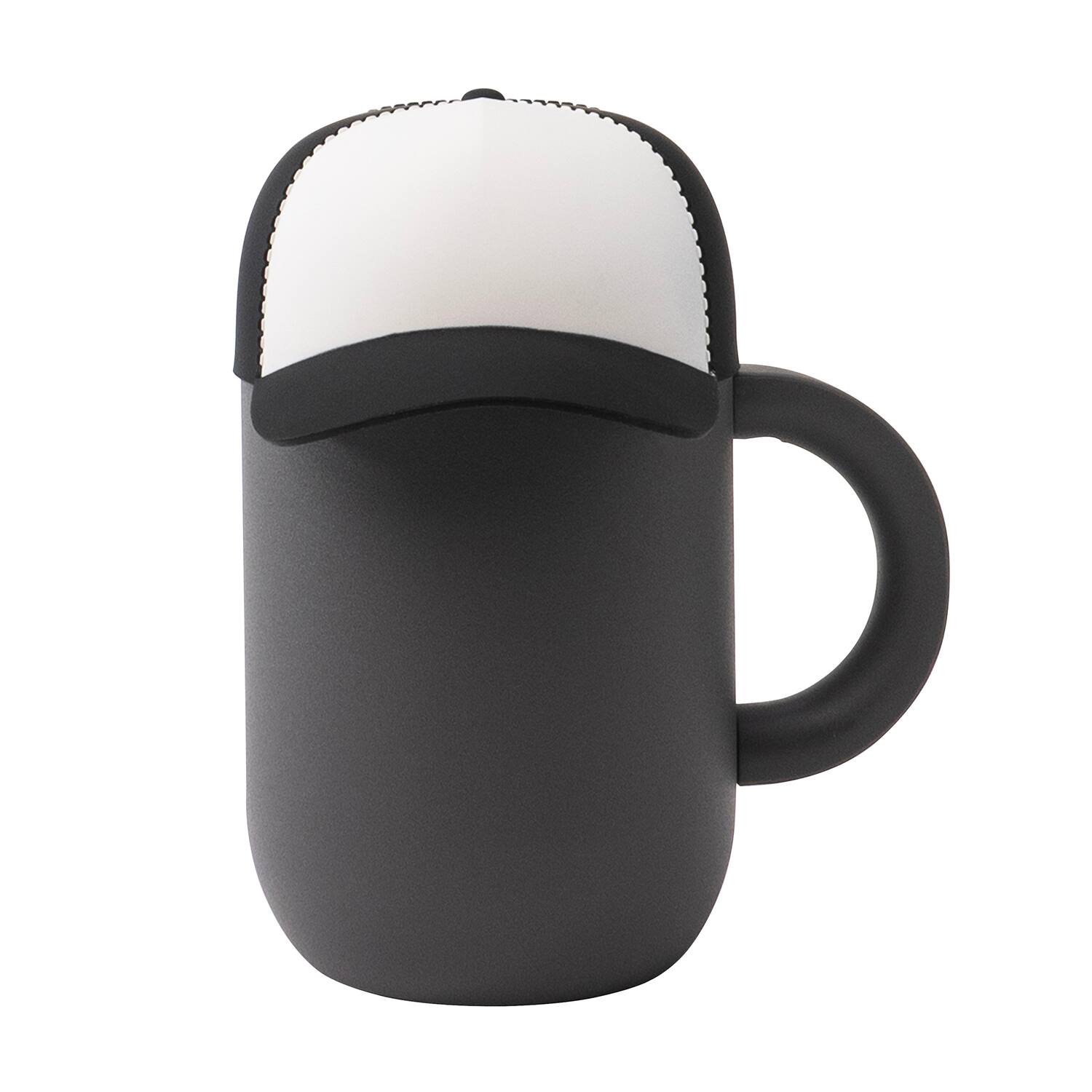 Alt View 1. Asobu - 13-Oz Happy Hat Insulated Mug - Black.