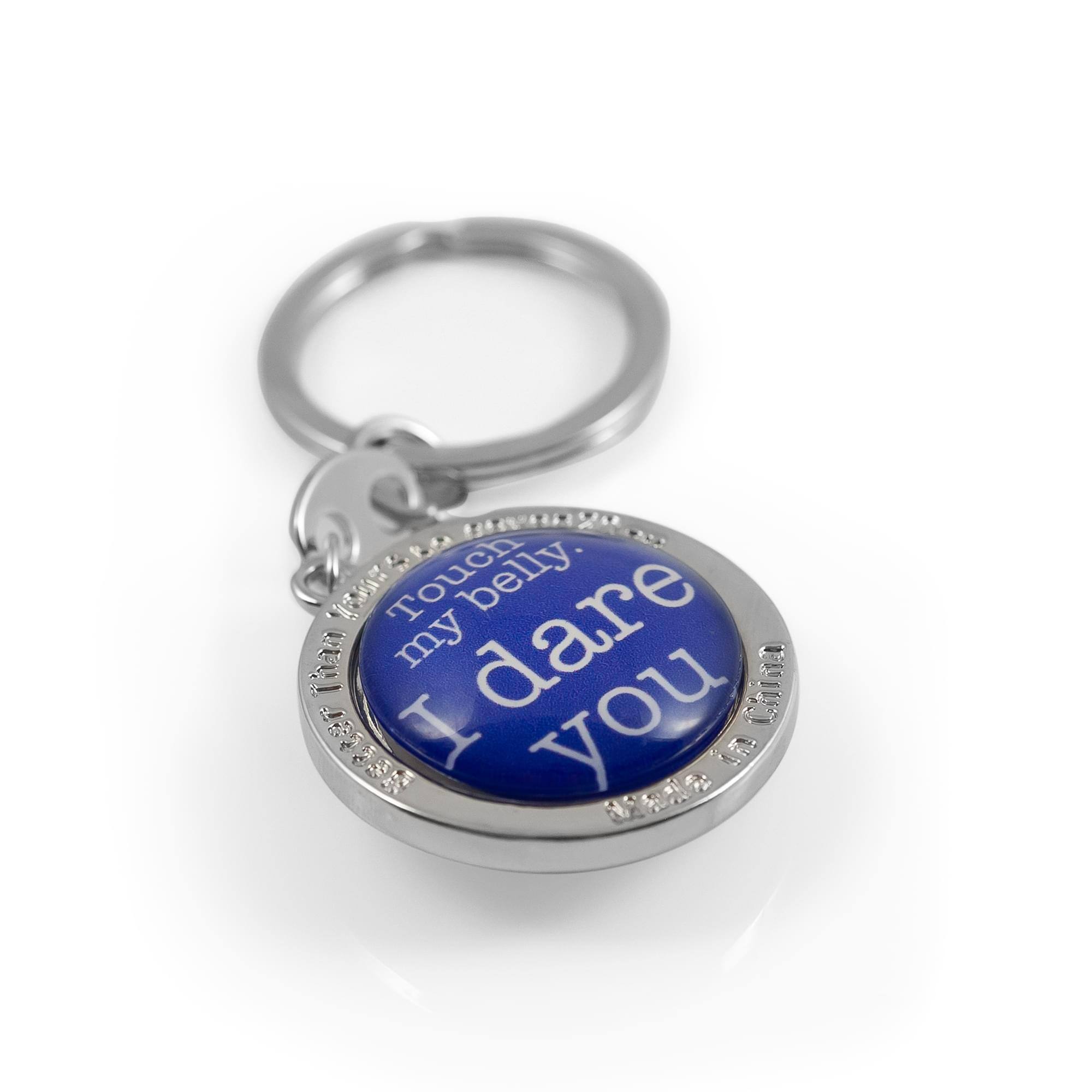 Touch my belly, I dare you