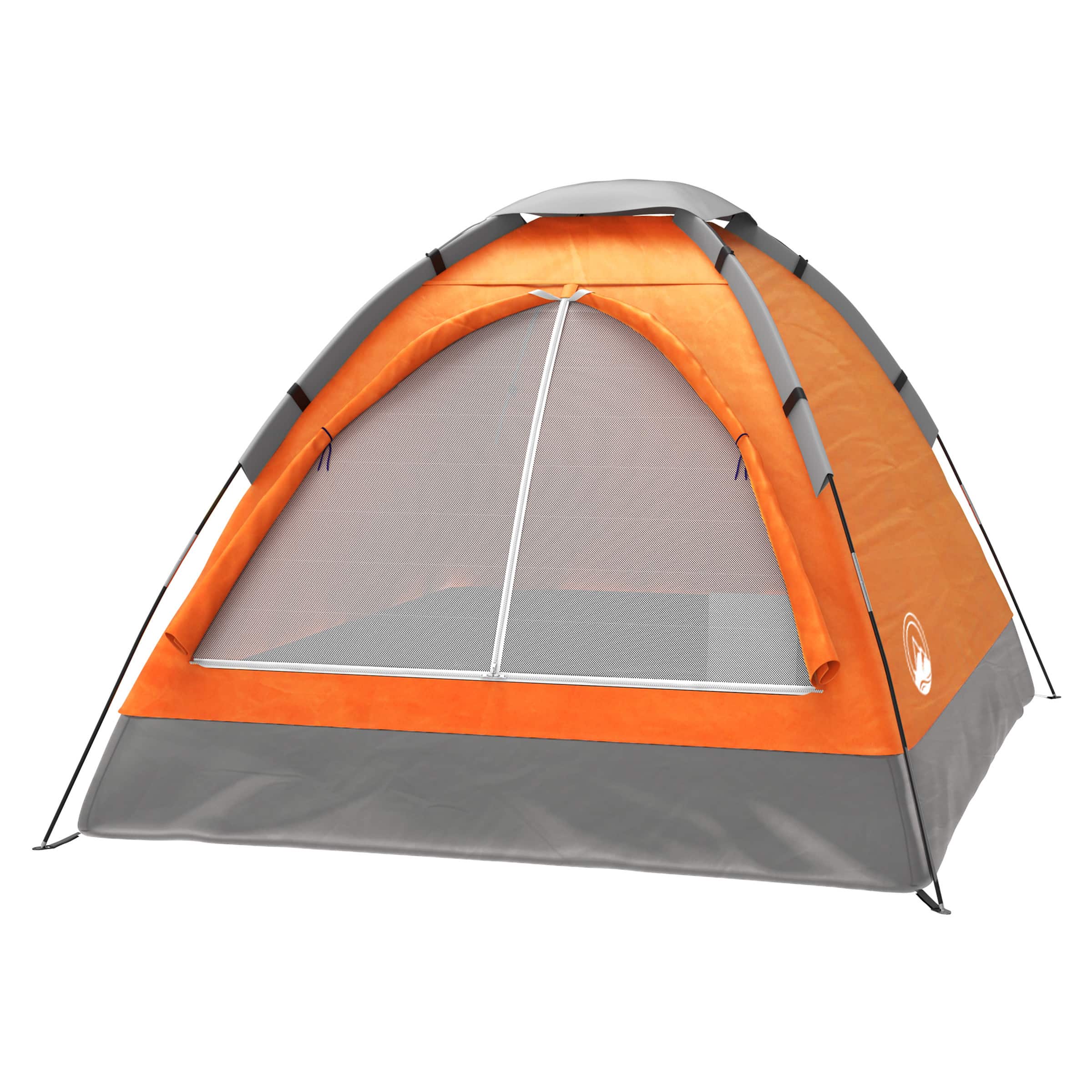Wakeman - 2 Person Camping Tent - Orange