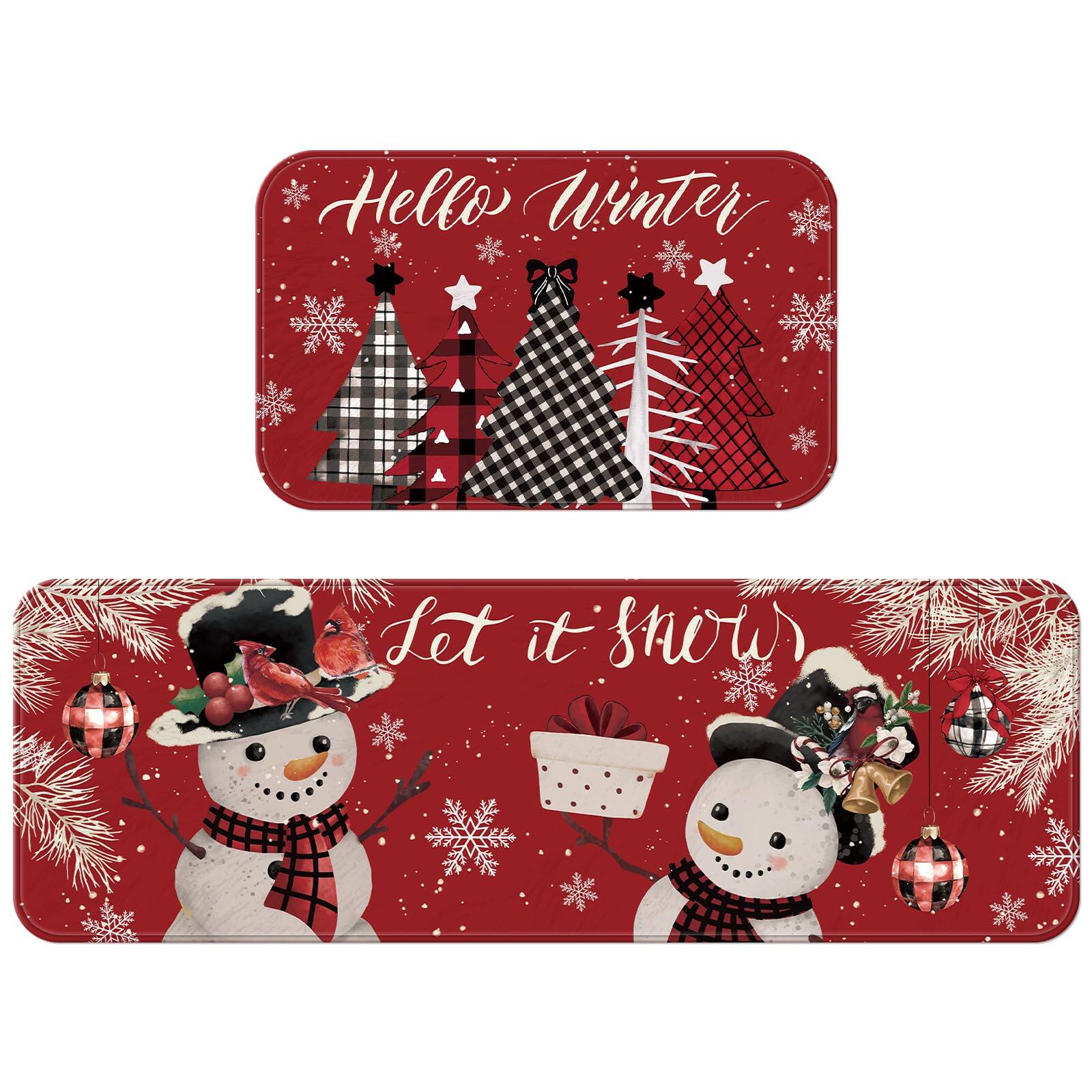 Christmas Snowman and Tree