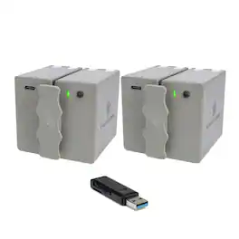 Stealth Cam - 360 Cam Max Cartridge Lithium Battery 2-Pack with Card Reader Bundle