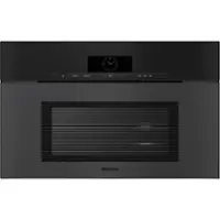 Miele - DGC 7870 X MB 30" Built-In Combi-Steam Electric Oven - Black - Front_Zoom