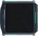 Alt View 2. Wybot - F1 Robotic Pool Skimmer - Black.