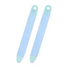 Front. Unique Bargains - 2pcs High Sensitivity Universal Stylus Pens for Touch Screen Devices, Phone, Tablet, Laptop - Blue.