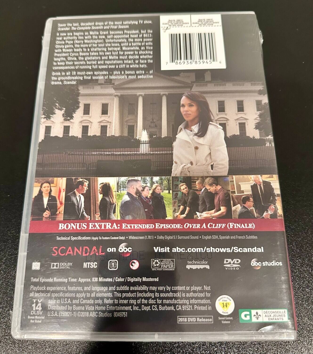 Alt View 1. Scandal: The Complete Seventh Seasons   - DVD.