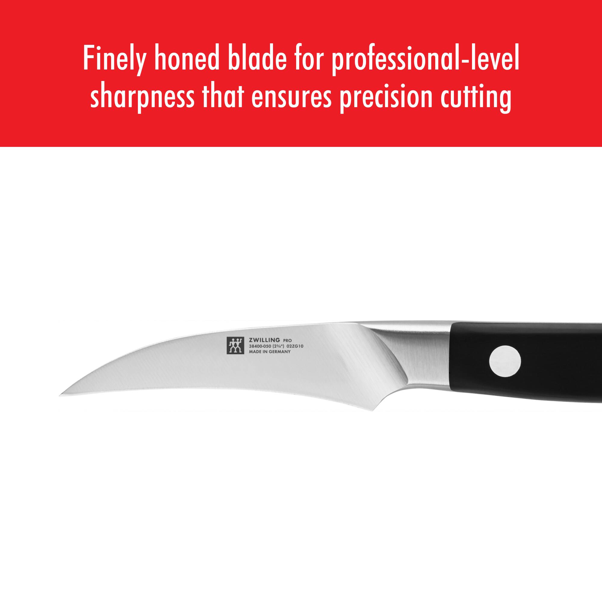 Finely honed blade for professional-level sharpness that ensures precision cutting

ZWILLING PRO HX H400050 22010 MADE IN GERMANY