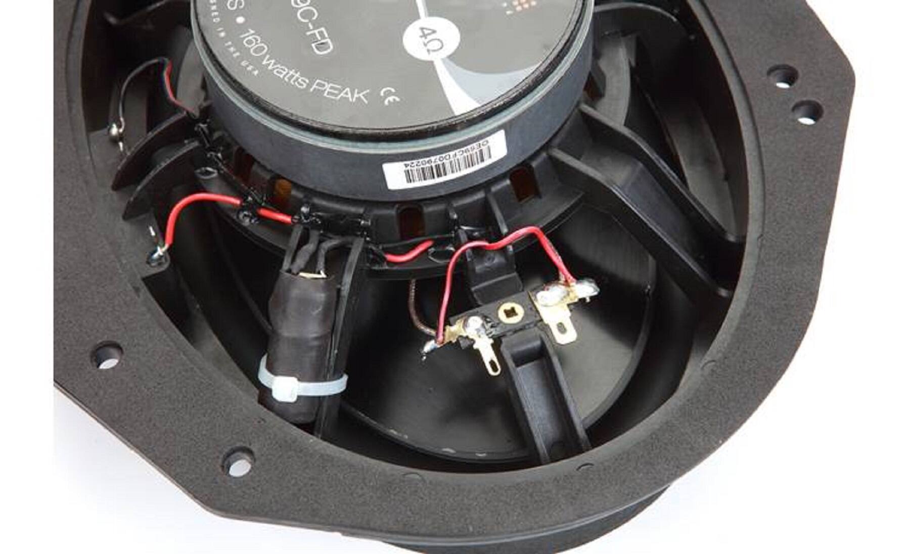 Alt View 13. Powerbass - OE Series 6x9in. OEM Replacement Component Speaker with Injection Molded PP Cone - black.