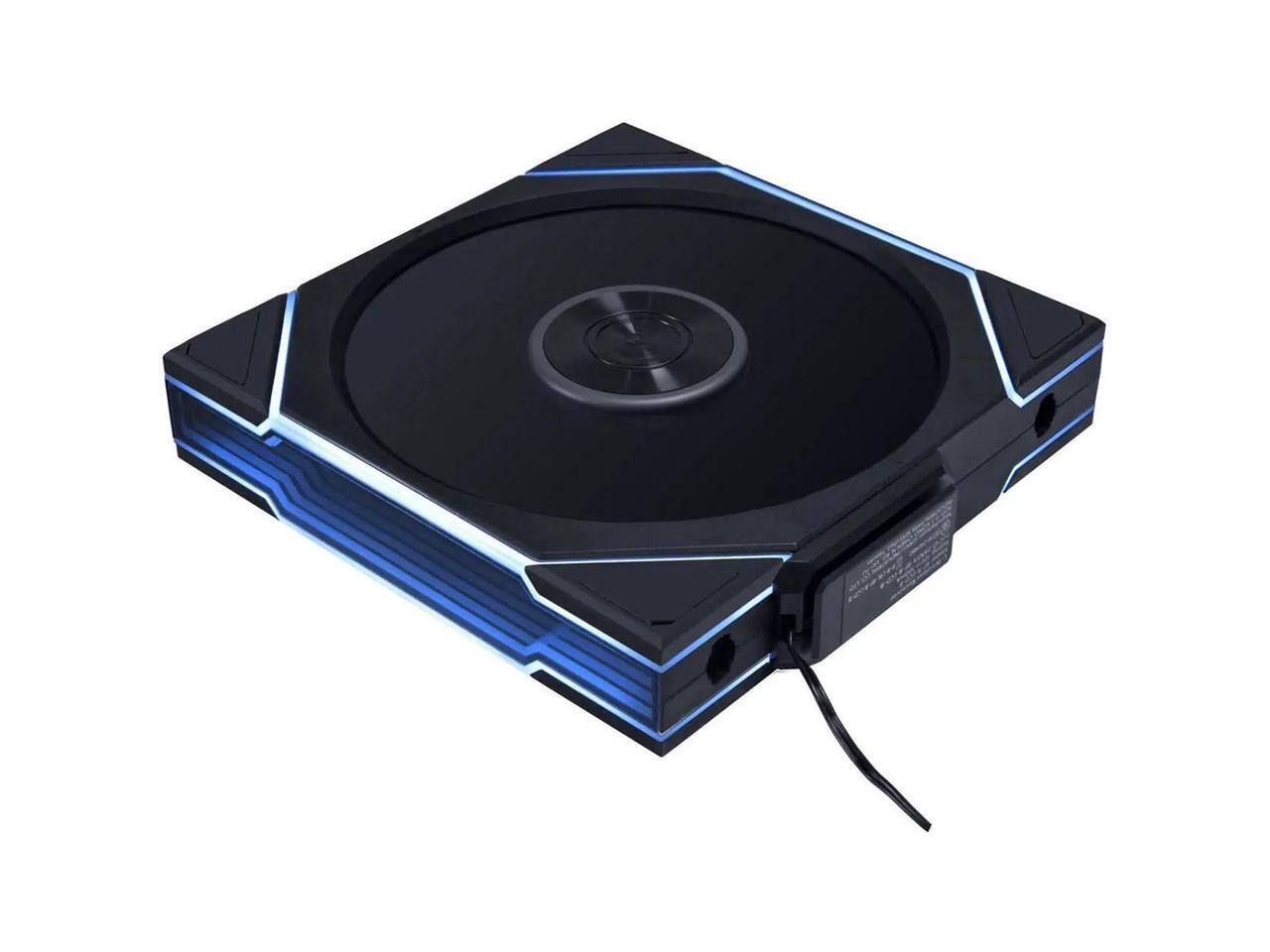 Alt View 8. Lian Li - Lian Li UNI Fan TL - 140mm Wireless ARGB Fan - Reverse Blade, Dual-Zone Lighting, FDB - Black (14RTL1W1B) - Black.