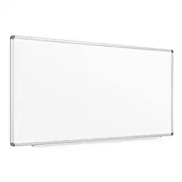 Luxor - Magnetic Porcelain Dry-Erase Whiteboard, Aluminum Frame, 90"W x 40"H (DEWM004)