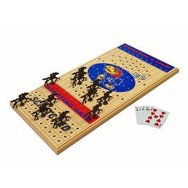 Across the Board - Kansas Jayhawks Maple Horseracing Gametop - Multicolor