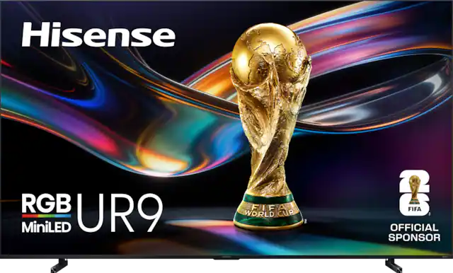 Hisense RGB UR9 MiniLED
FIFA WORLD CUP™
OFFICIAL SPONSOR