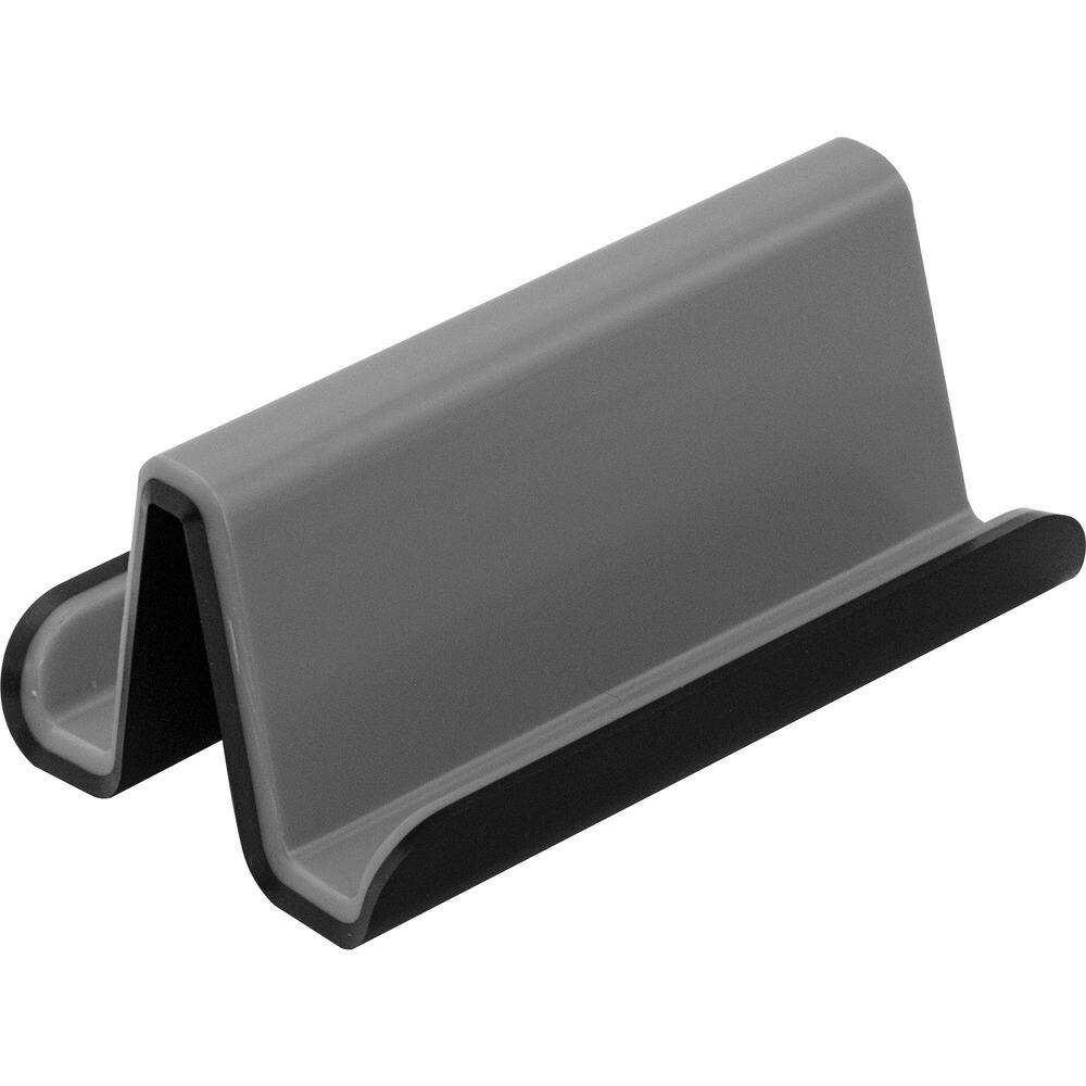 Front. Advantus - Advantus Fusion Collection Business Card Holder - 3" H x 3" W x 2.5" D - Plastic Polystyrene - Gray Black - 1 Each.