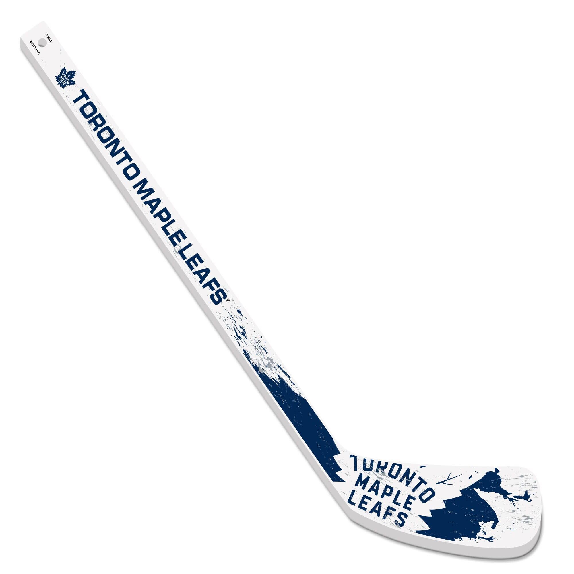 Mustang Drinkware - Toronto Maple Leafs Splatter Mini Hockey Stick - Multicolor