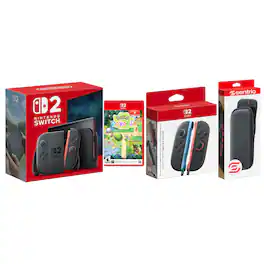 Switch 2 Console with Pokemon Pokopia, Extra Joy-Cons and Protective Case Bundle - Nintendo Switch 2