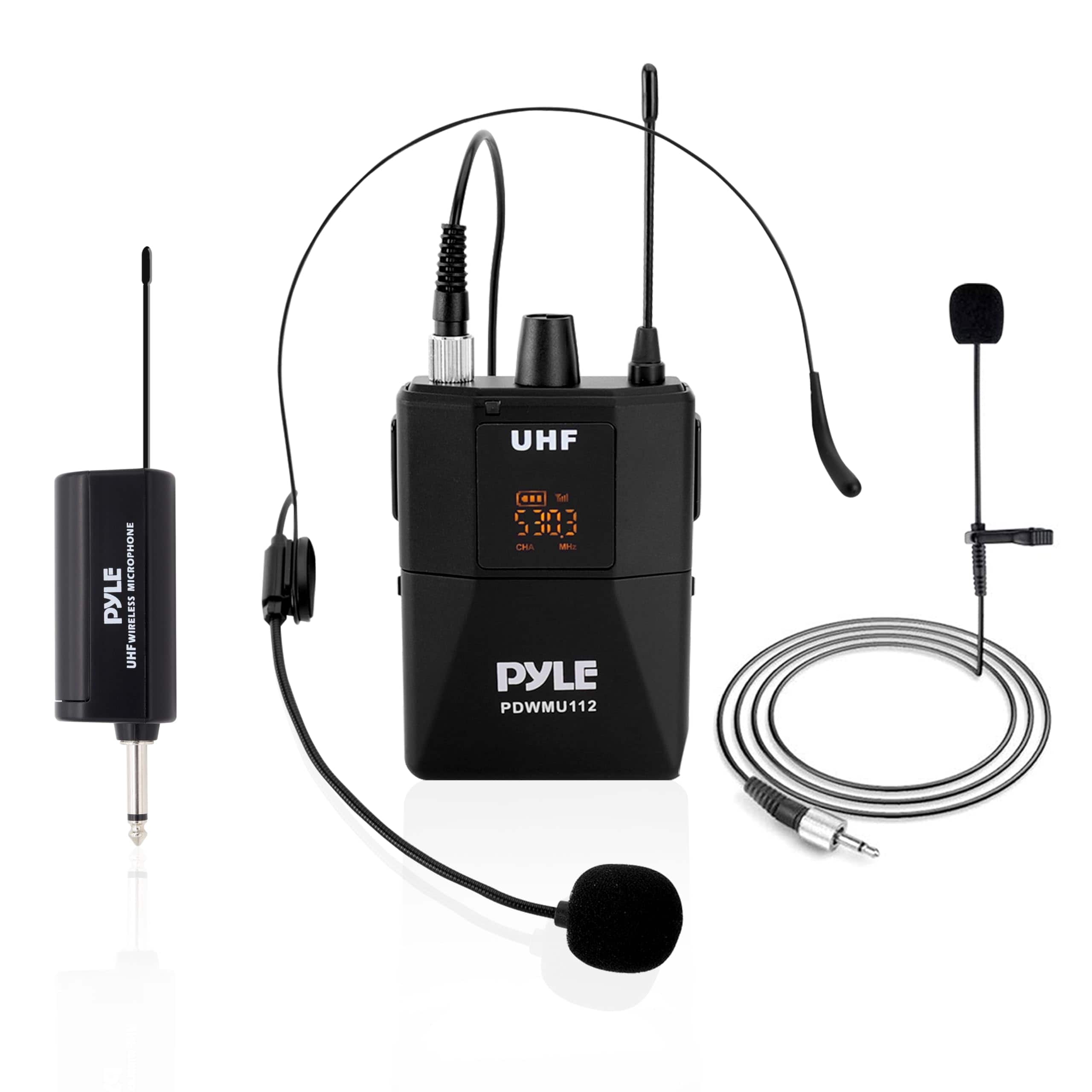 Pyle - UHF Wireless Microphone System Kit -