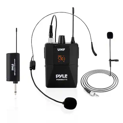 UHF MICROPHONE
PYLE UHFWIRELESS
Tee 5303
CHA MU
PYLE PDWMU112
