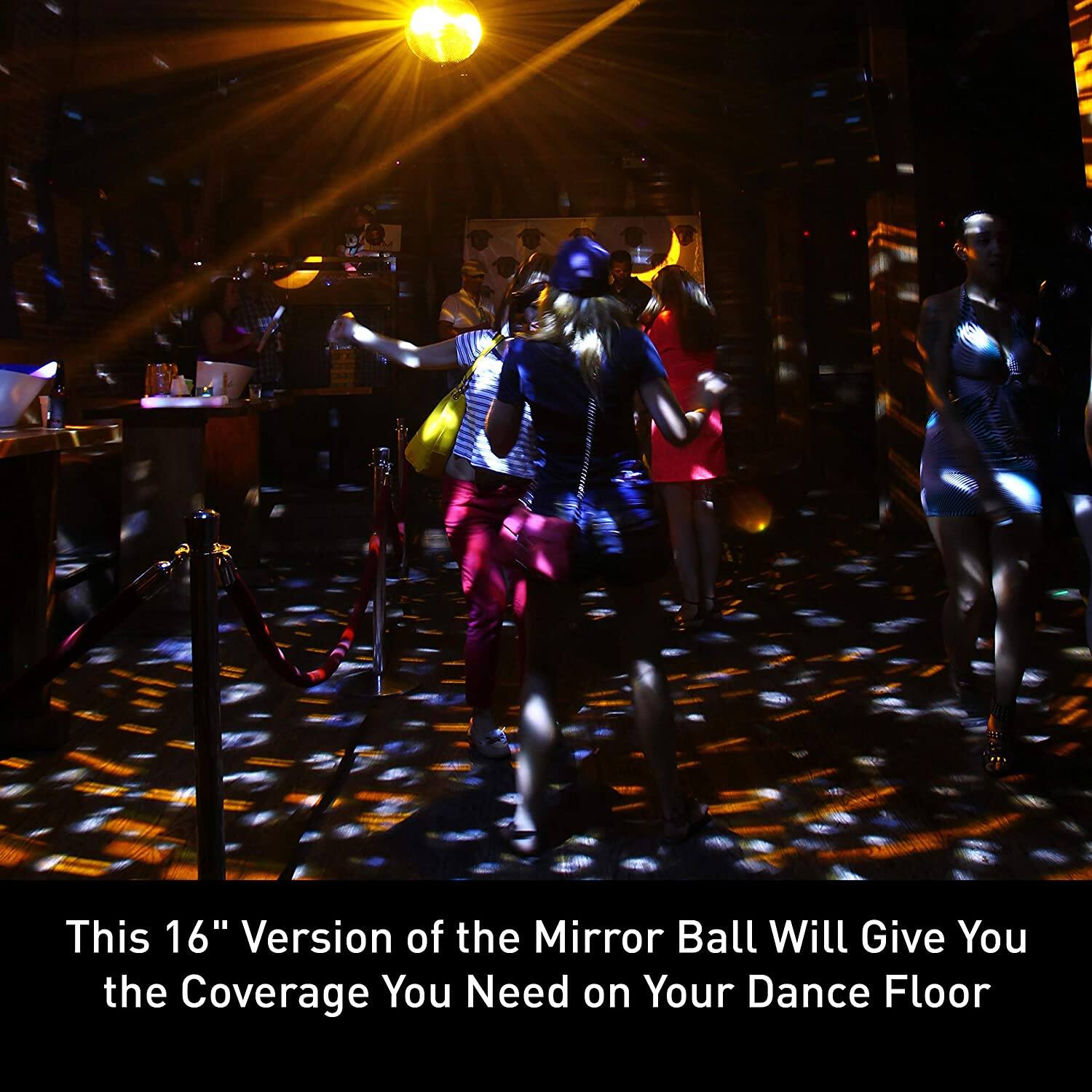 This 16" Version of the Mirror Ball Will Give You the Coverage You Need on Your Dance Floor
