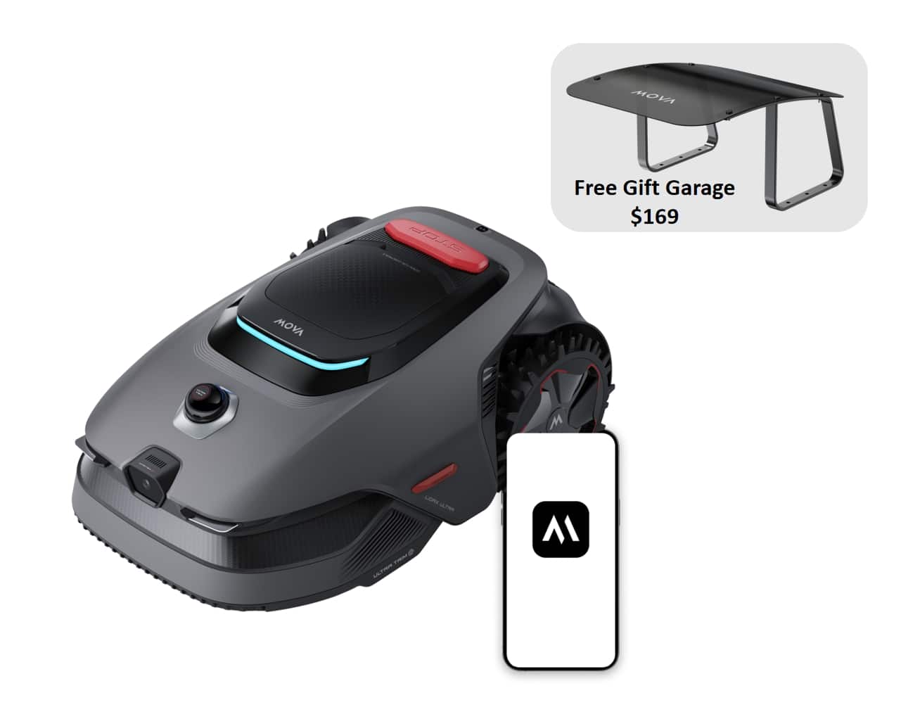 AOIS Free Gift Garage $169  
MOVA M  
500200N  
F LLTR  
LOs sArn M