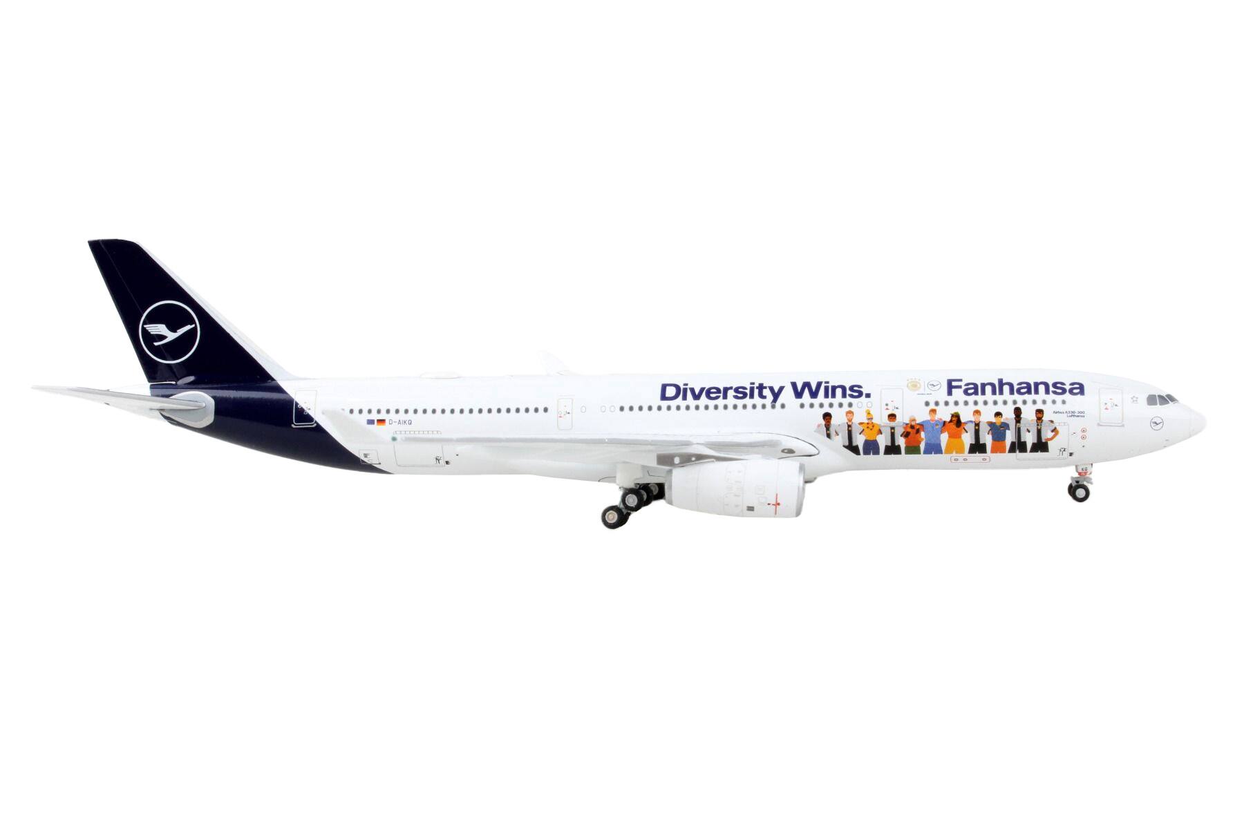 Diversity Wins.  
Lufthansa  
D-AIKO