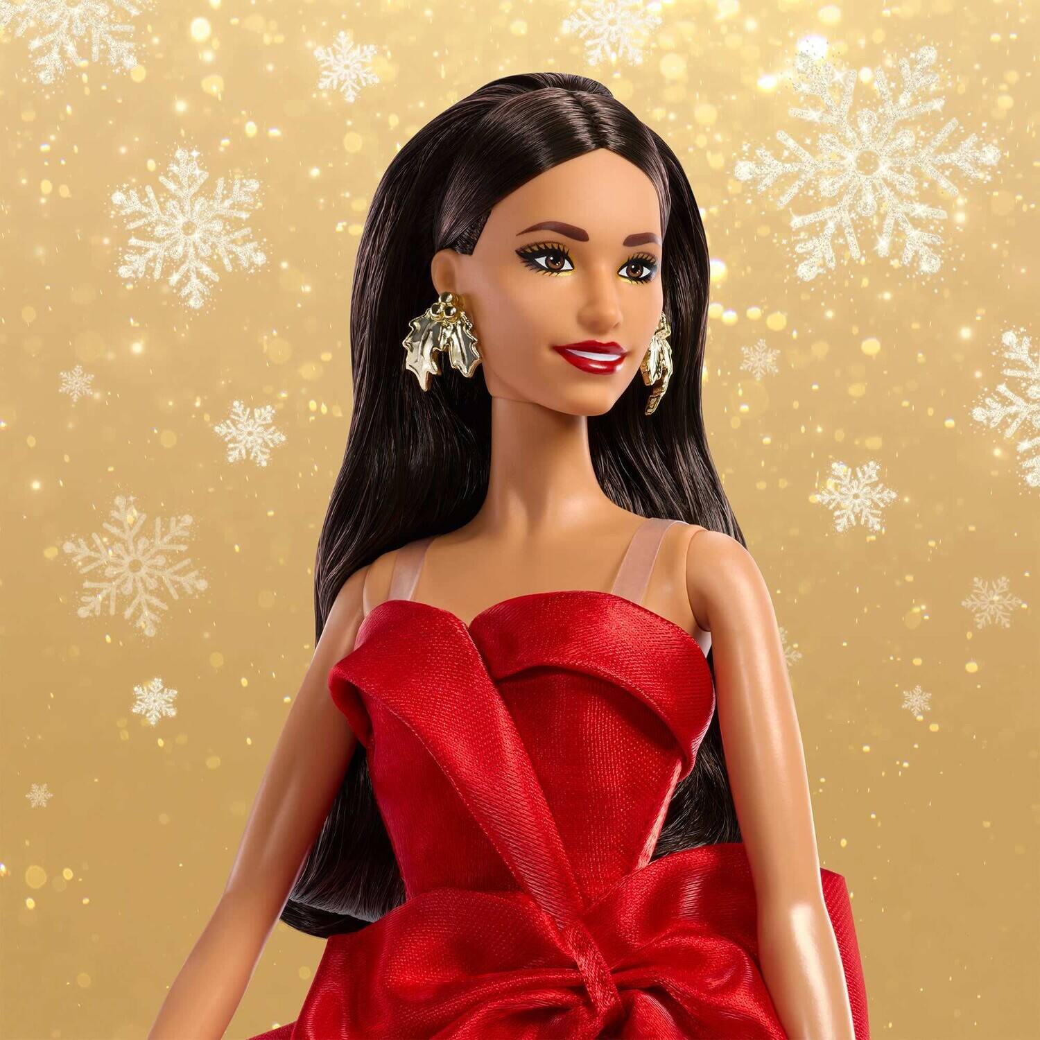 Alt View 3. Mattel - Barbie Signature 2026 Holiday Barbie, Latina   - COLLECTIBLES - Multicolor.