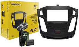 Maestro - ADS KIT-FOC1 Dashkit & Harness + ADS-MRR2 Interface fits 12-18 Ford Focus - Black