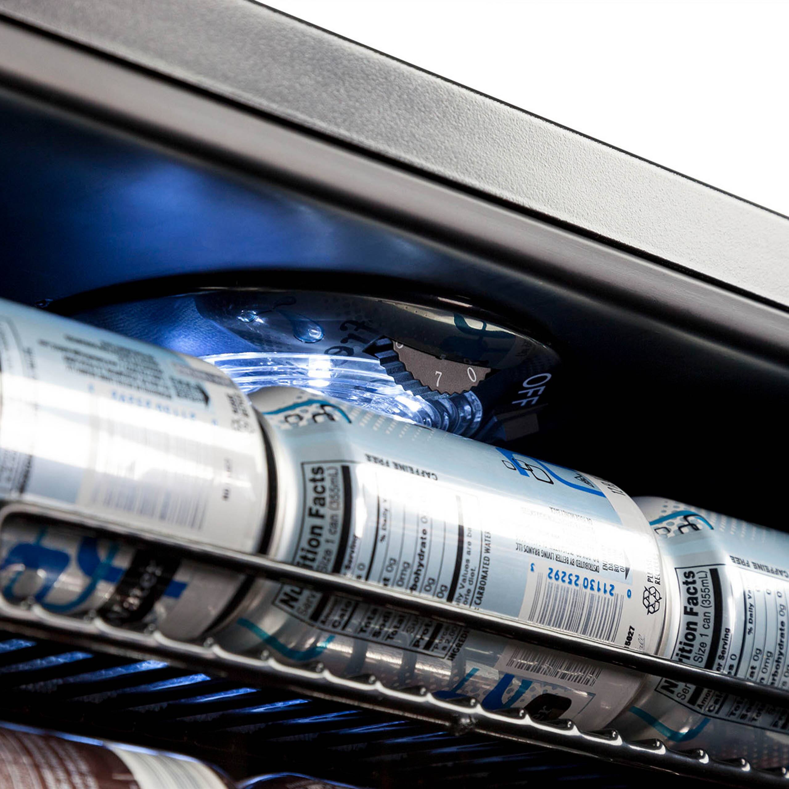 The text on the image reads:
"Caffeine 8 mg per can. Diet Carbonated Water. 25292 servings per can. Total Servings: 21130. Total Calories: 5827. Total Carbohydrates: 4. Total Protein: 0. Total Fat: 0. Facts (355mL) per can."
Corrected text:
"Caffeine 8 mg per can. Diet Carbonated Water. 25292 servings per can. Total Servings: 21130. Total Calories: 5827. Total Carbohydrates: 4. Total Protein: 0. Total Fat: 0. Facts (355mL) per can."