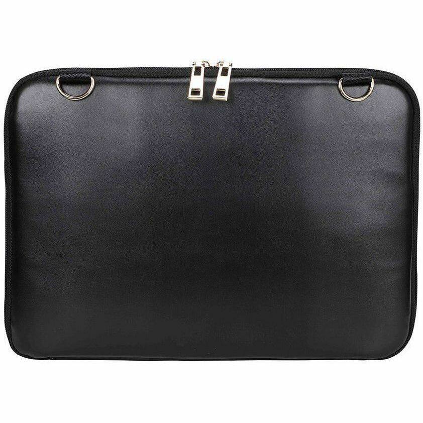 Alt View 4. ECO STYLE - Sandy Lisa La Jolla Carrying Case (Sleeve) for 14" Notebook - Black - Shoulder Strap - 10.2" Height x 14.2" Width x 1" - Black.
