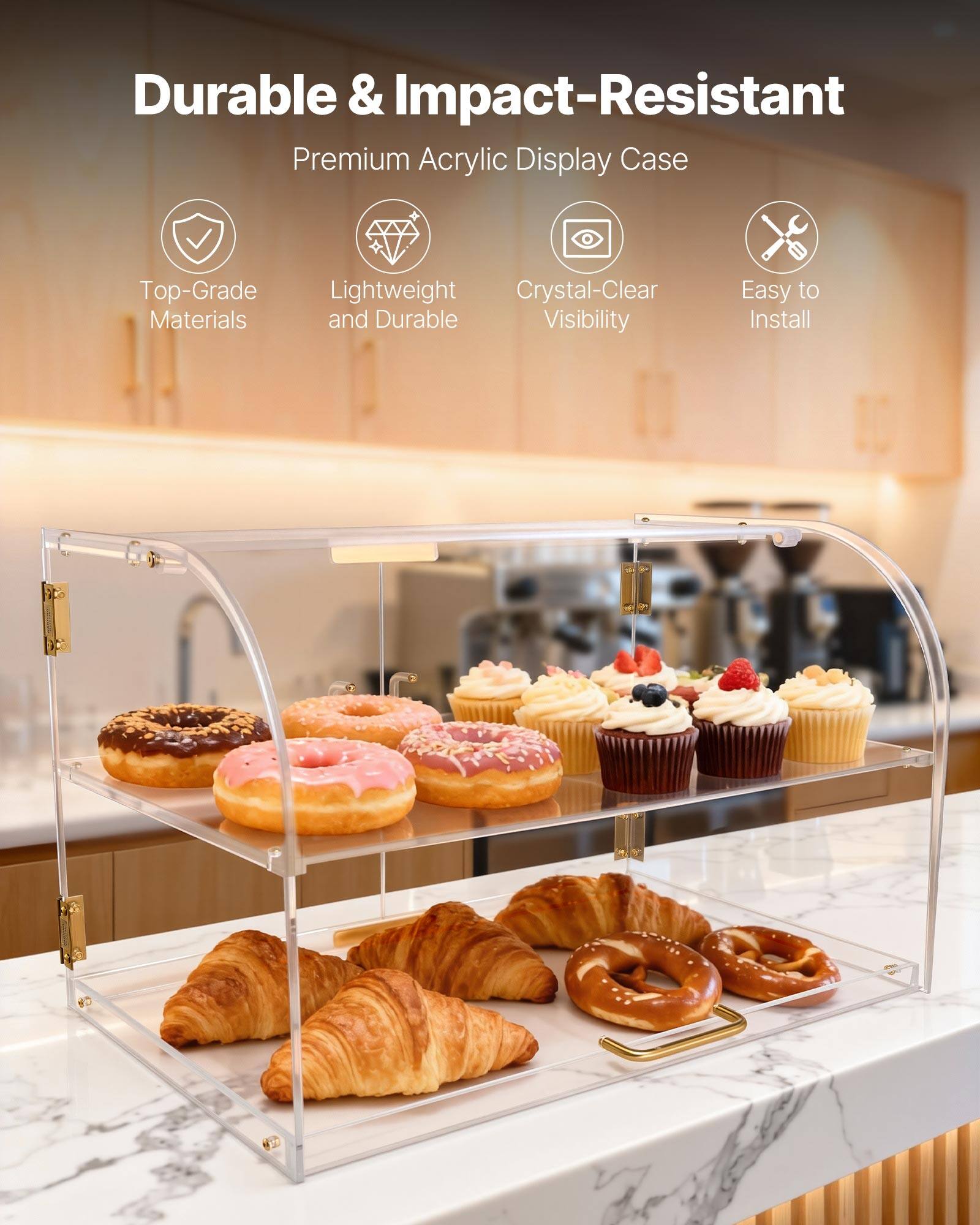 Durable & Impact-Resistant Premium Acrylic Display Case

- Top-Grade Materials
- Lightweight and Durable
- Crystal-Clear Visibility
- Easy to Install
