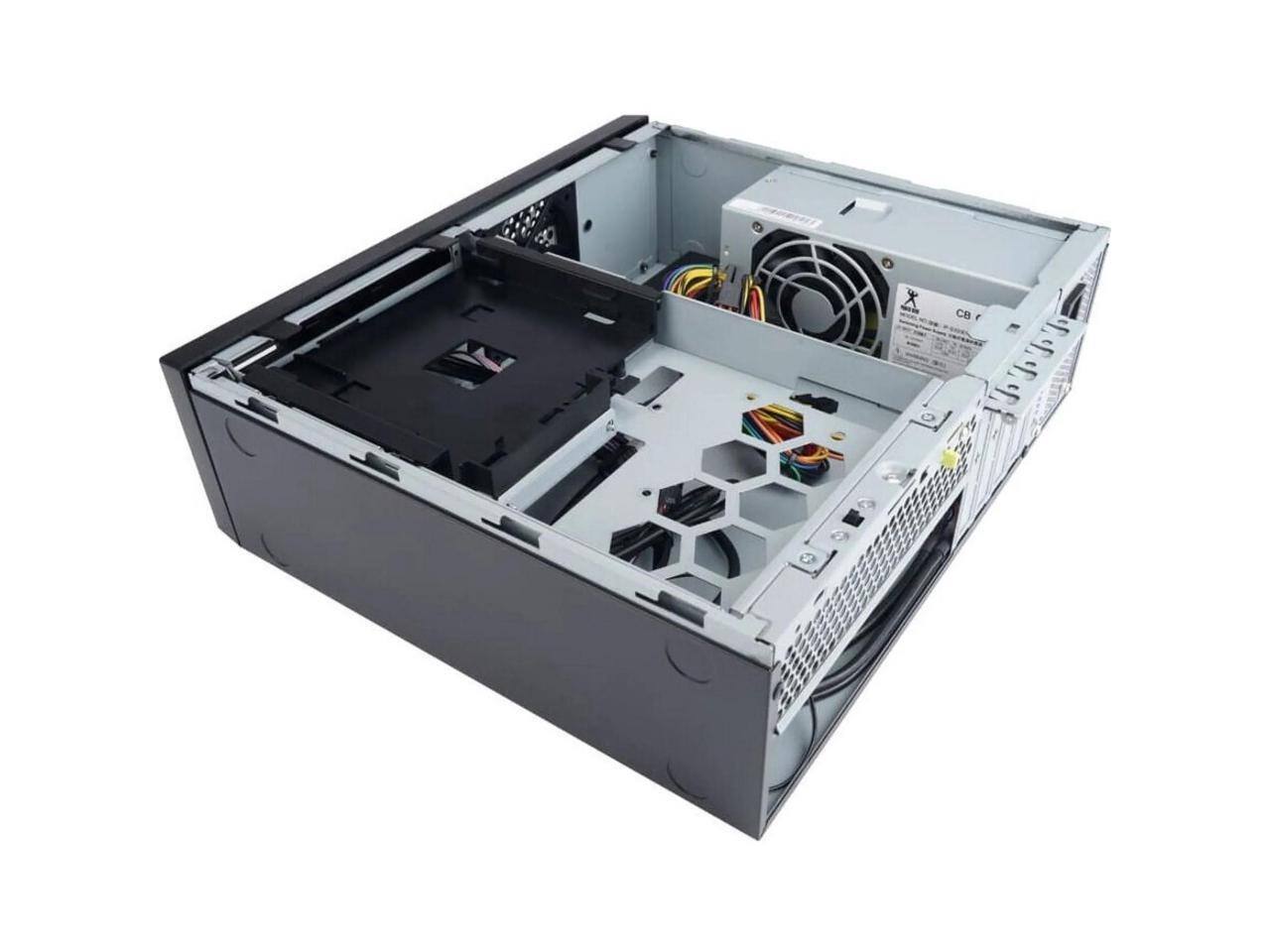 Alt View 8. In Win - In Win Computer Case - Desktop - Black - 300 W - Power Supply Installed - Micro ATX Motherboard Supported - Black.