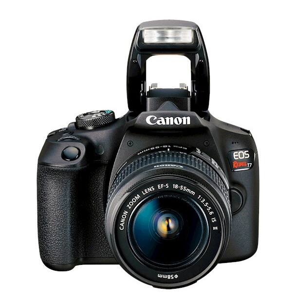 A Canon WWSO-DL 3 EOS REBEL T7 EF-S 18-55mm LENS ZOOM 1:3.5-5.6 CANON IS IS II 58mm