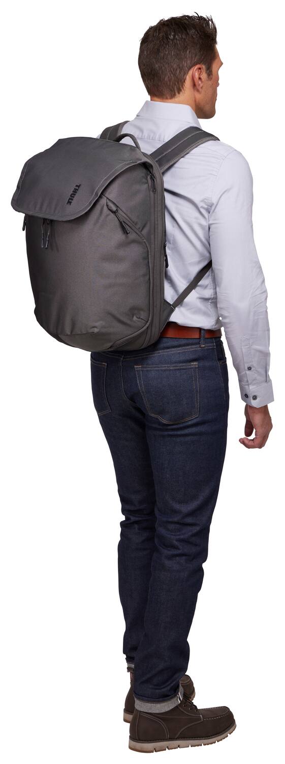 Alt View 9. Thule - Subterra 2 Travel Backpack 26L - Vetiver Gray.