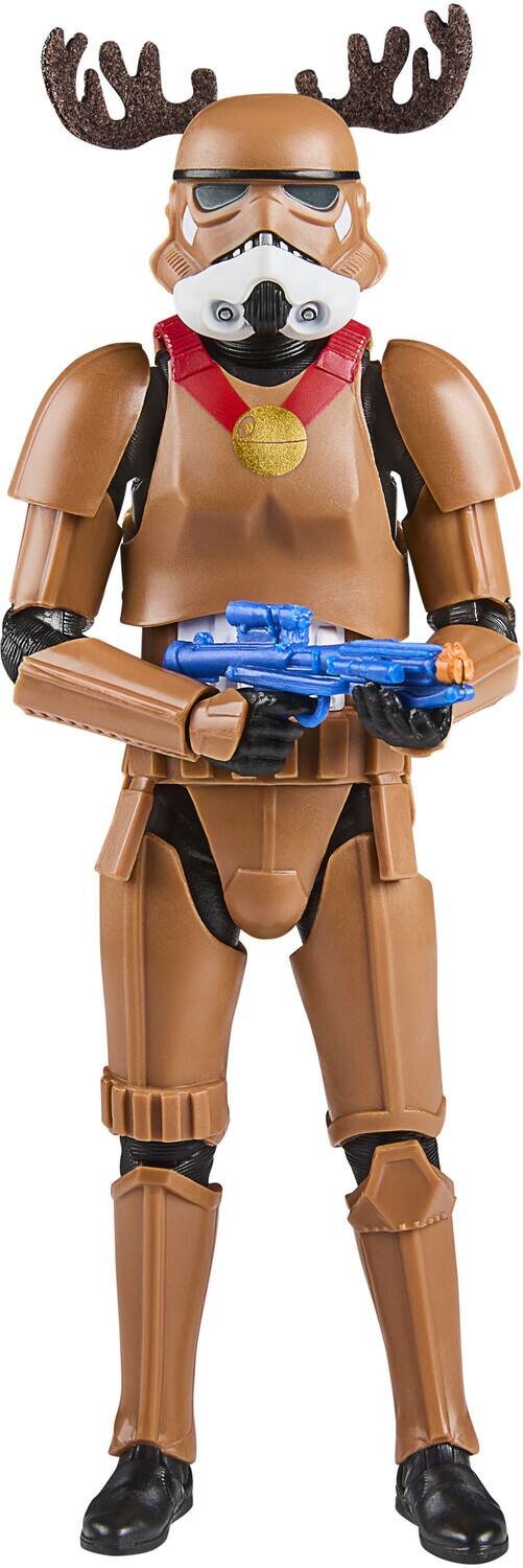 Alt View 4. Hasbro - Star Wars - Black Series - Stormtrooper (Holiday Edition) Action Figure   - COLLECTIBLES - Multicolor.