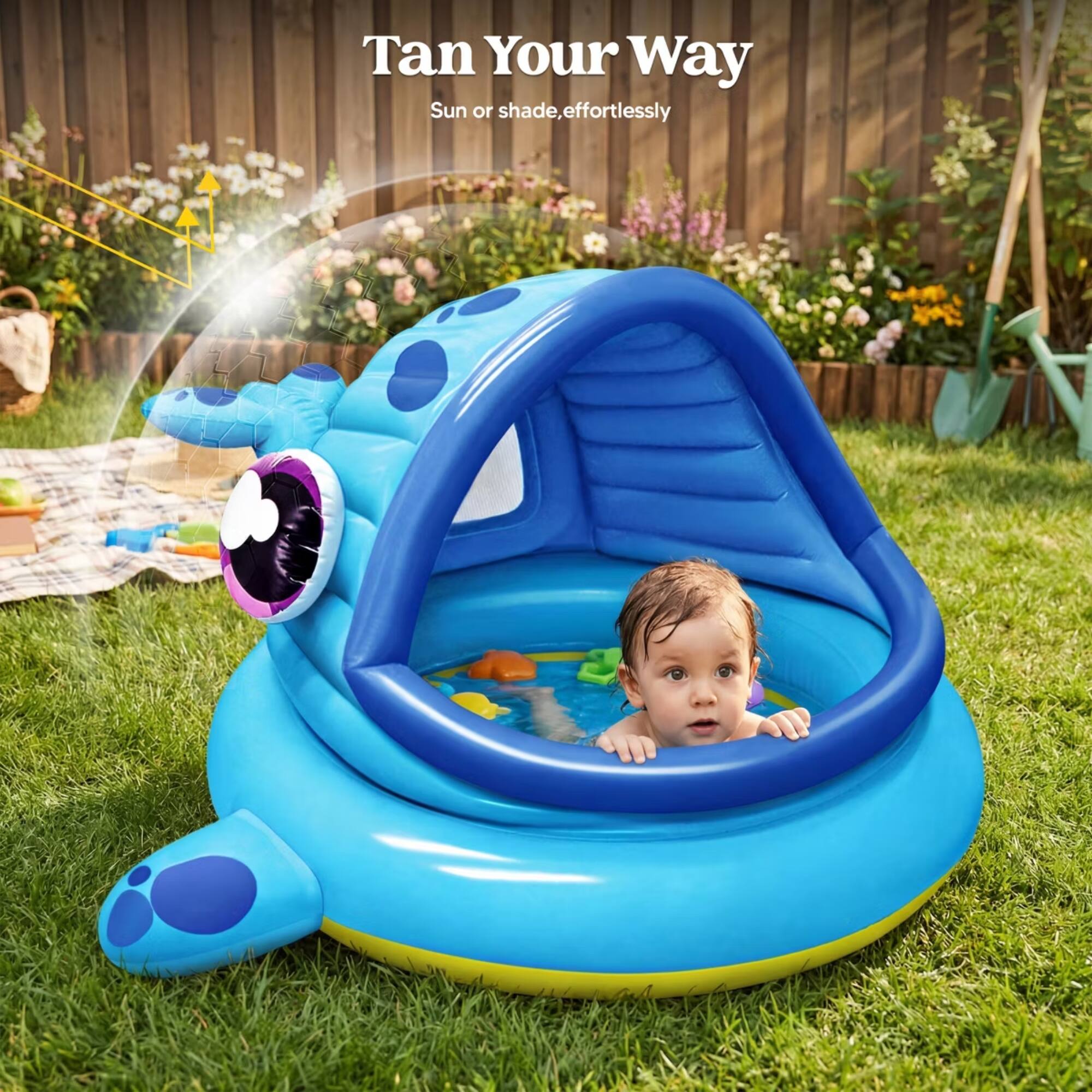 Tan Your Way  
Sun or shade, effortlessly
