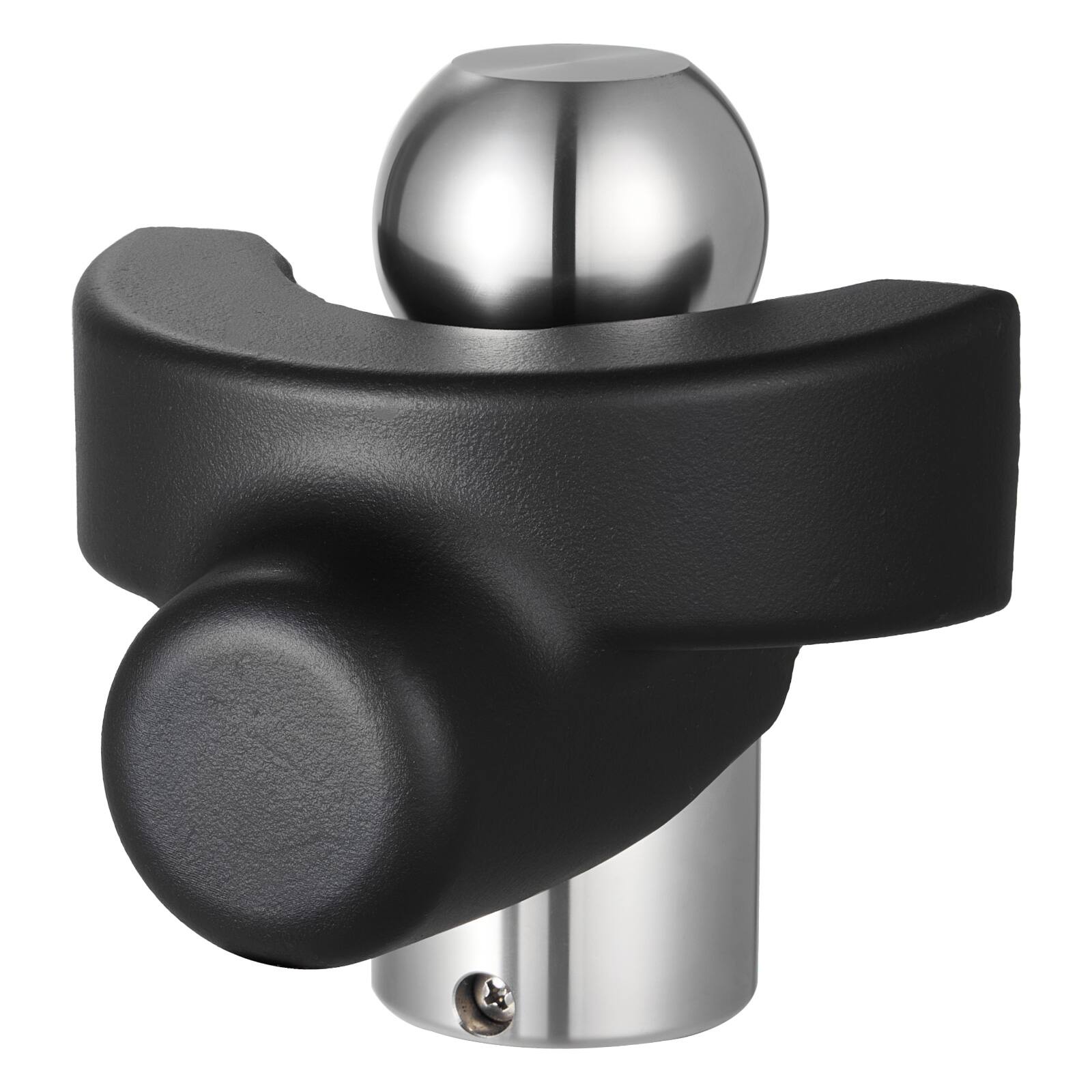 Front. VEVOR - Trailer Hitch Lock, Compatible with 2-5/16 in Couplers, Heavy-Duty Anti-Theft Trailer Ball Lock with 3 Keys - Black, silver.