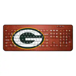 Keyscaper - Green Bay Packers Football Design Wireless Keyboard - Multicolor