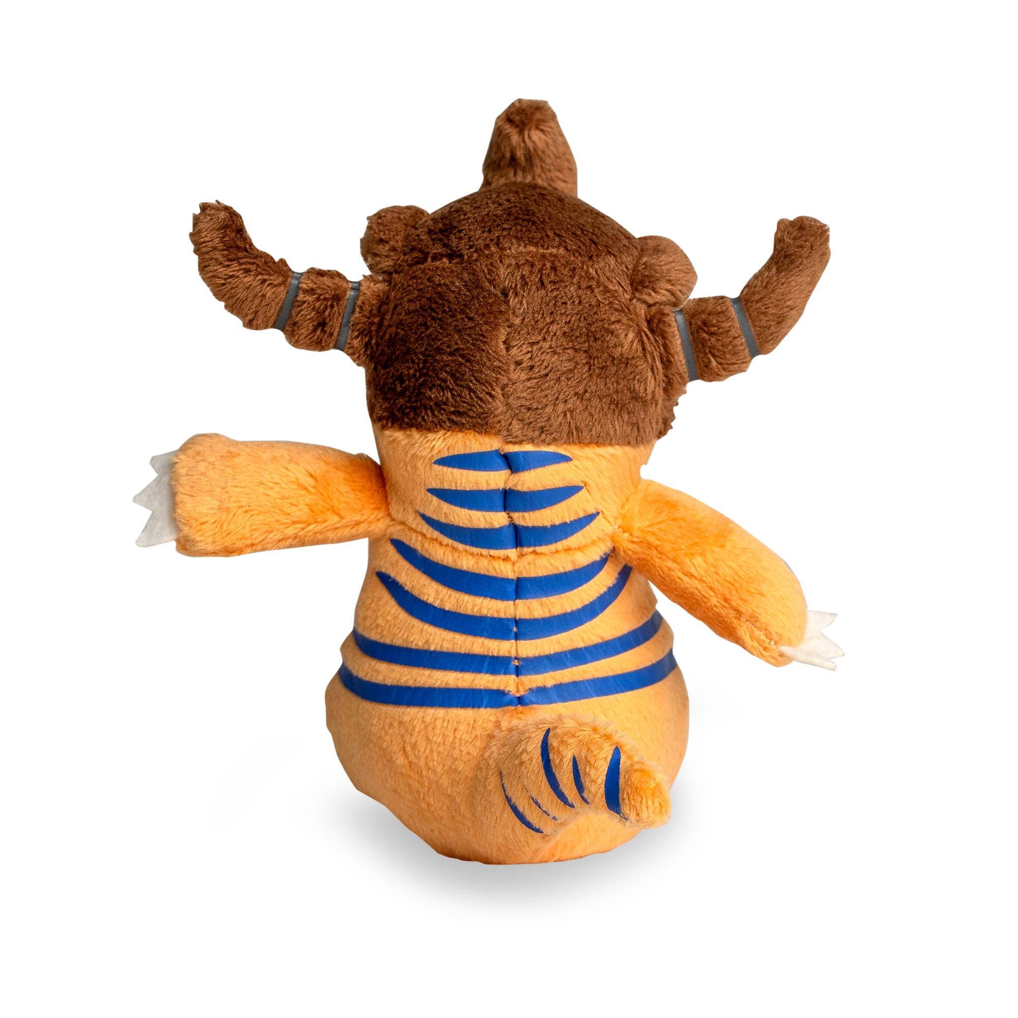 Alt View 10. Bandai - Digimon 4 Inch Mini Character Plush | Greymon - Orange.