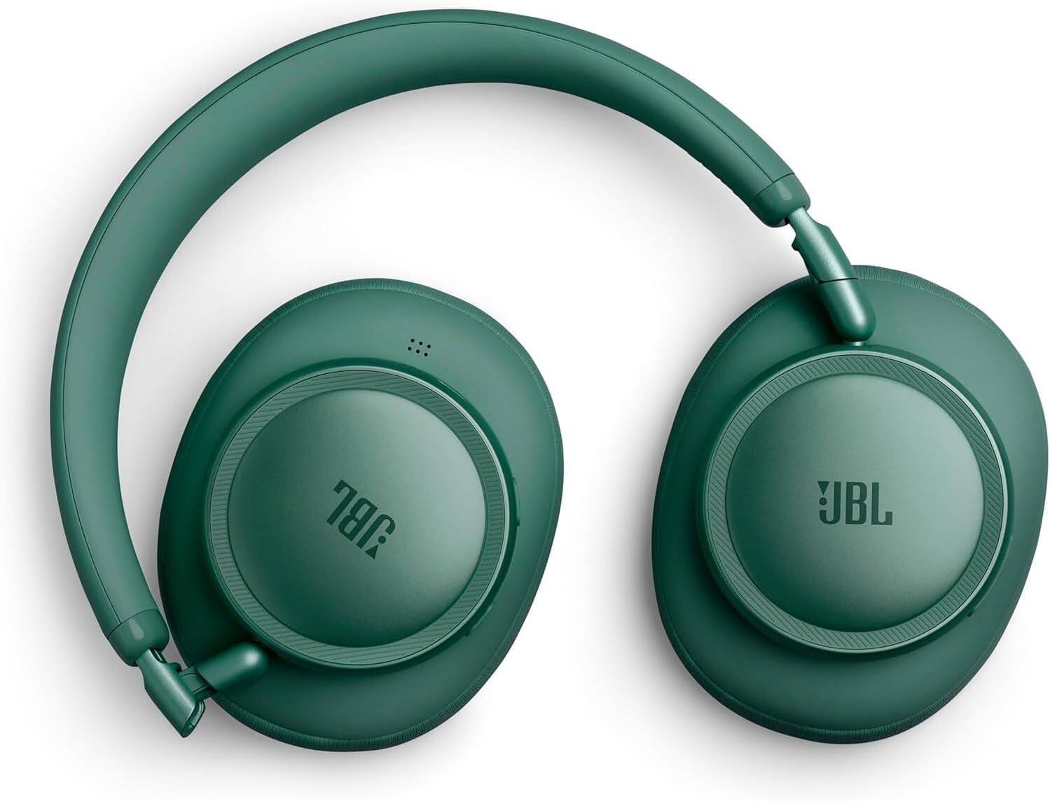 Alt View 4. JBL - Live 780NC Wireless Noise Cancelling Headphones Green - Green.