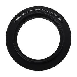 Fotodiox - 43mm Macro Reverse Ring for Micro Four Thirds (MFT) Cameras - Reverse Filter Thread to Camera Mount Adapter