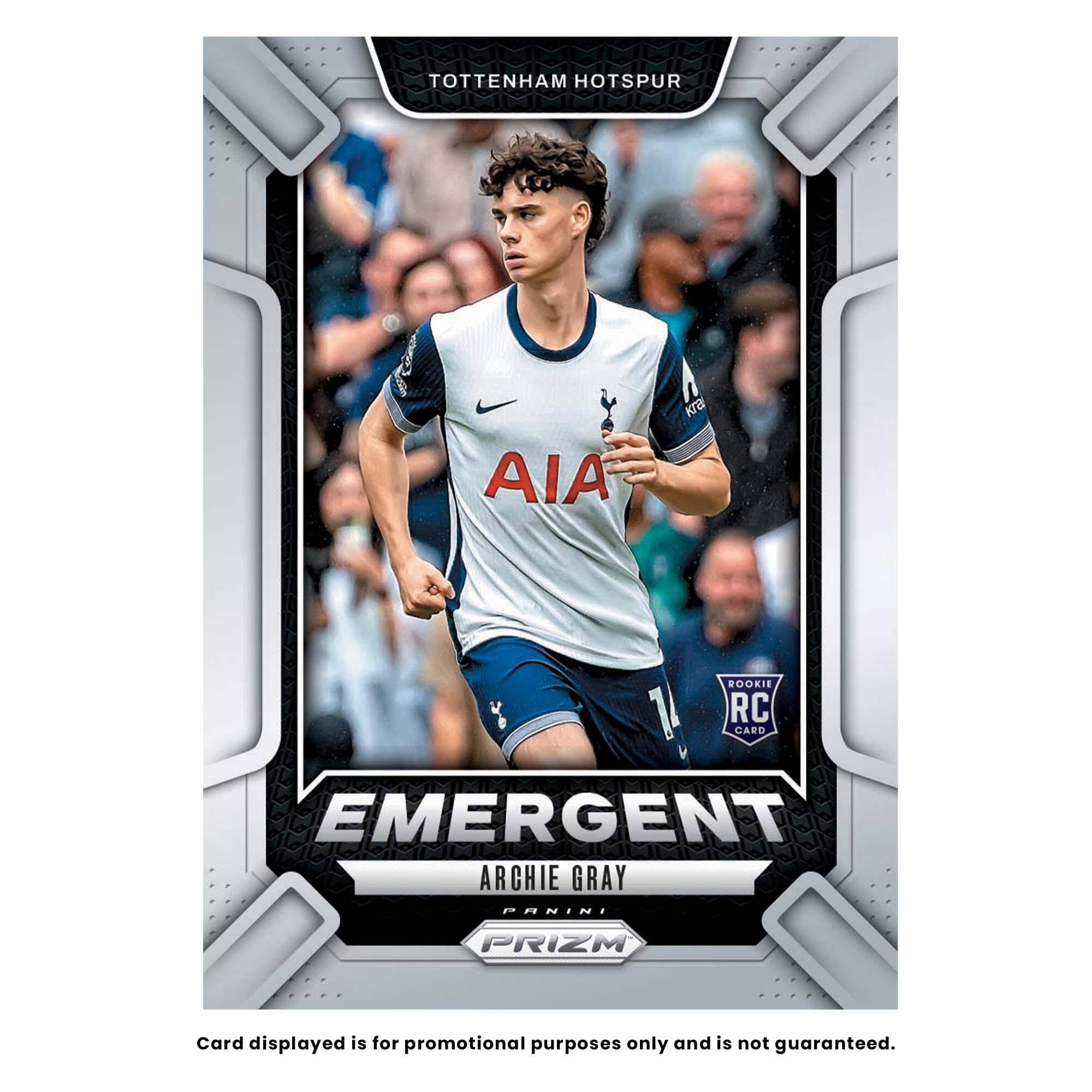TOTTENHAM HOTSPUR AIA A a BOOKIE 1 RC CARD EMERGENT ARCHIE GRAY PANINI PRIZM

Card displayed is for promotional purposes only and is not guaranteed.