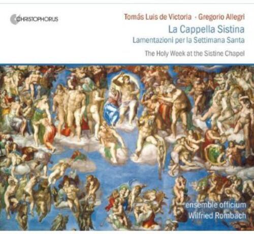 CHRISTOPHORUS
Tomas Luis de Victoria - Gregorio Allegri
La Cappella Sistina
Lamentazioni per la Settimana Santa
The Holy Week at the Sistine Chapel
ensemble officium
Wilfried Rombach
