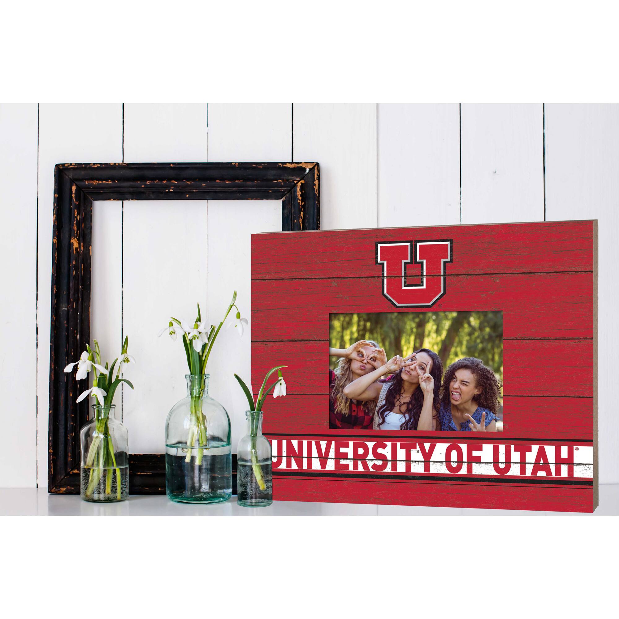 Alt View 1. Jardine - Utah Utes 11'' x 13'' Team Spirit Picture Frame - Red.