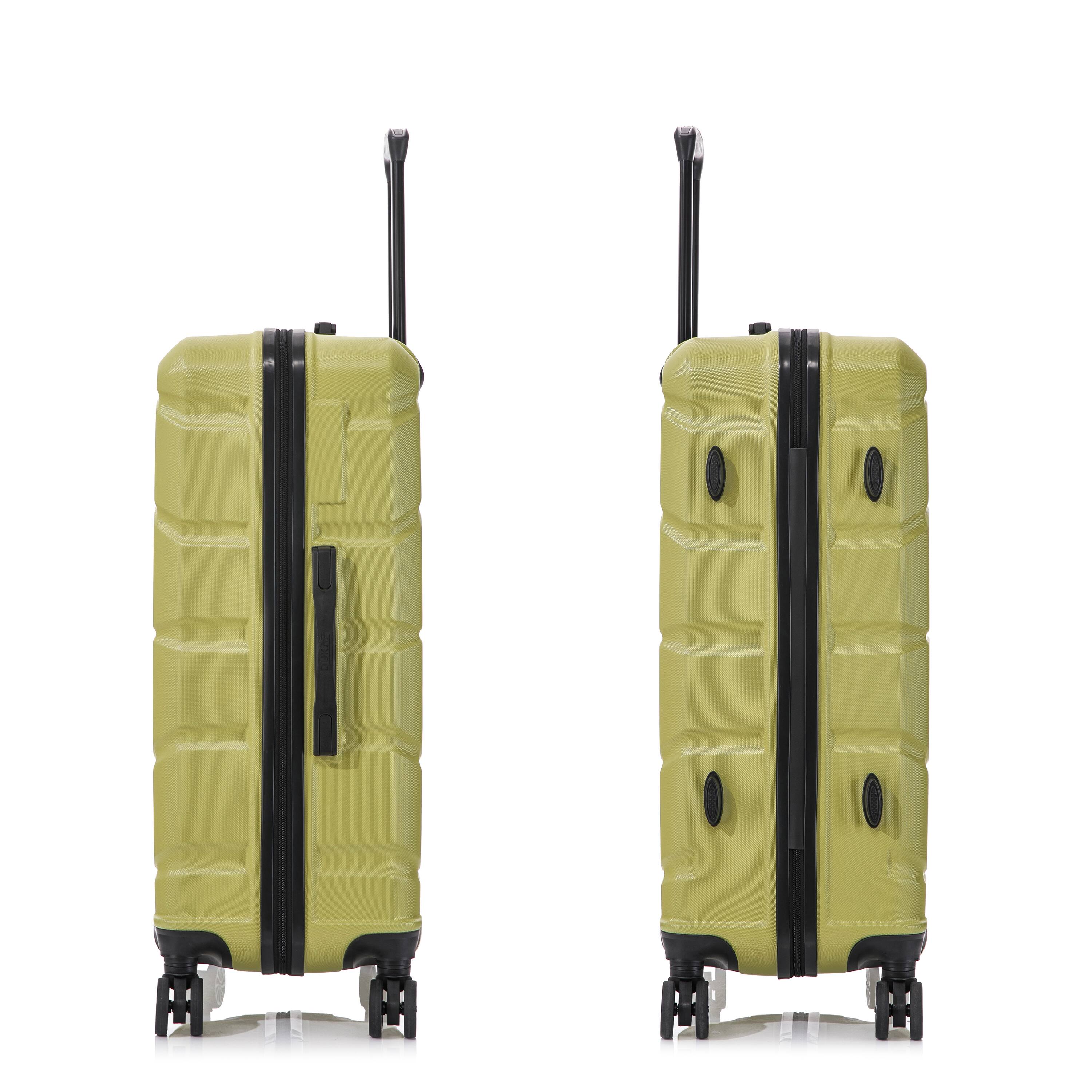 Alt View 1. DUKAP - Sense Lightweight Hardside Spinner Luggage 28" - GREEN.