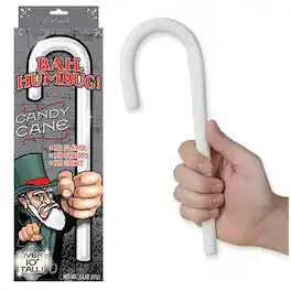 Accoutrements - Bah, Humbug! Christmas Candy Cane Gag Gift - White