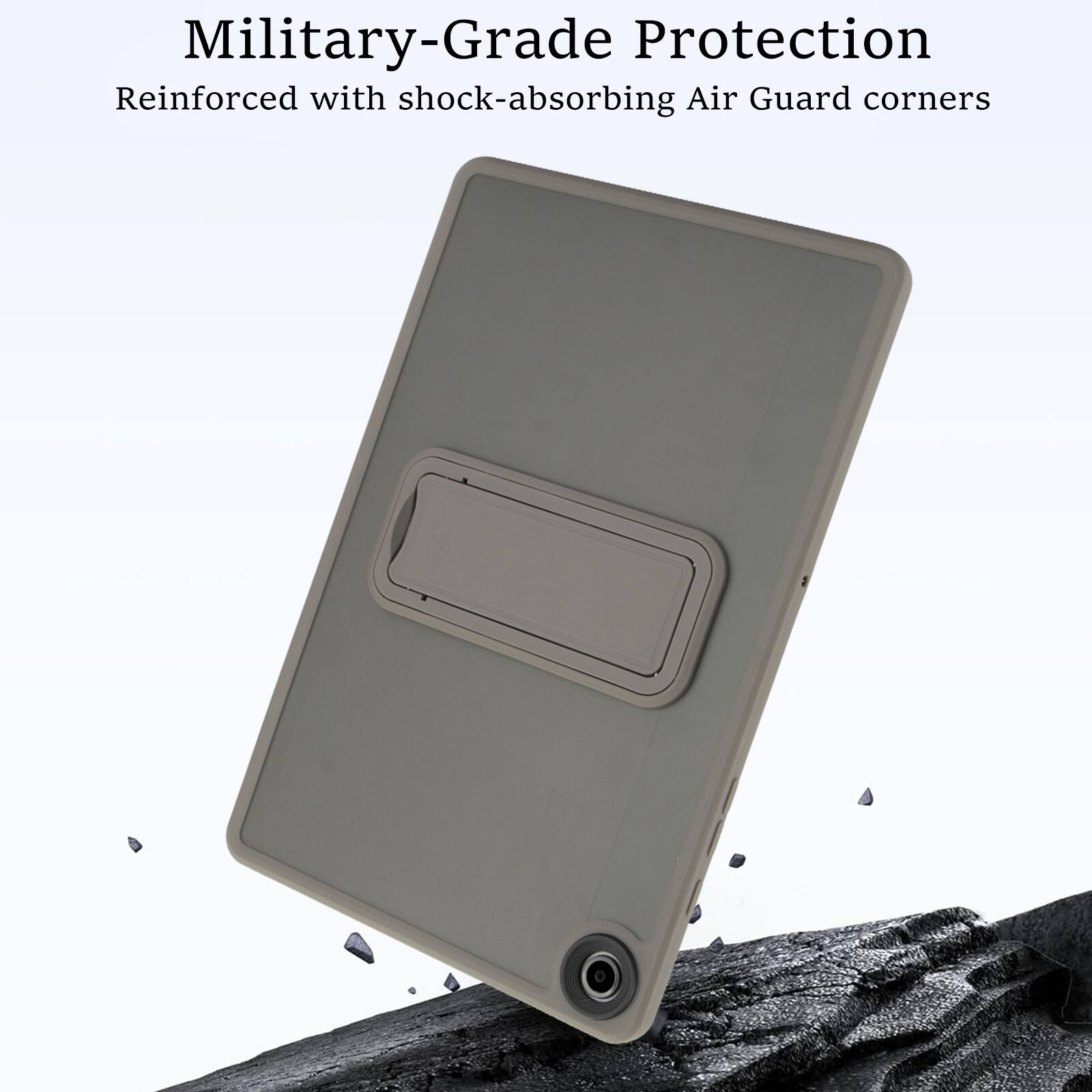 Military-Grade Protection  
Reinforced with shock-absorbing Air Guard corners